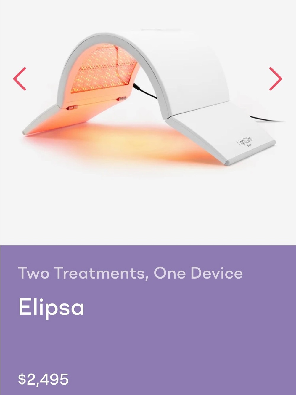 Red Light Therapy Device - White